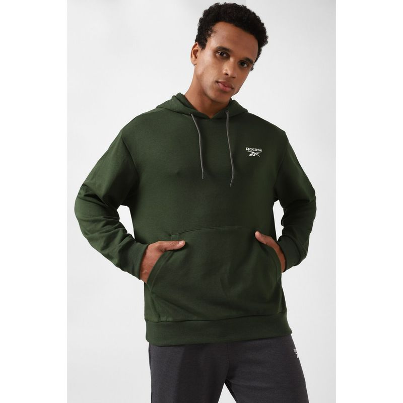 Reebok Mens Ri Ft Left Chest Oth Hood Sweatshirt (L)