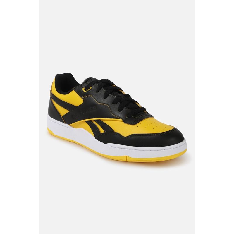 Reebok Unisex Bb 4000 Ii U Sneakers- Yellow and Black (UK 4)