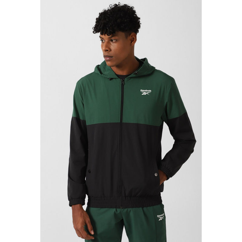 Reebok Mens Rapture T Jacket Green & Black (XS)