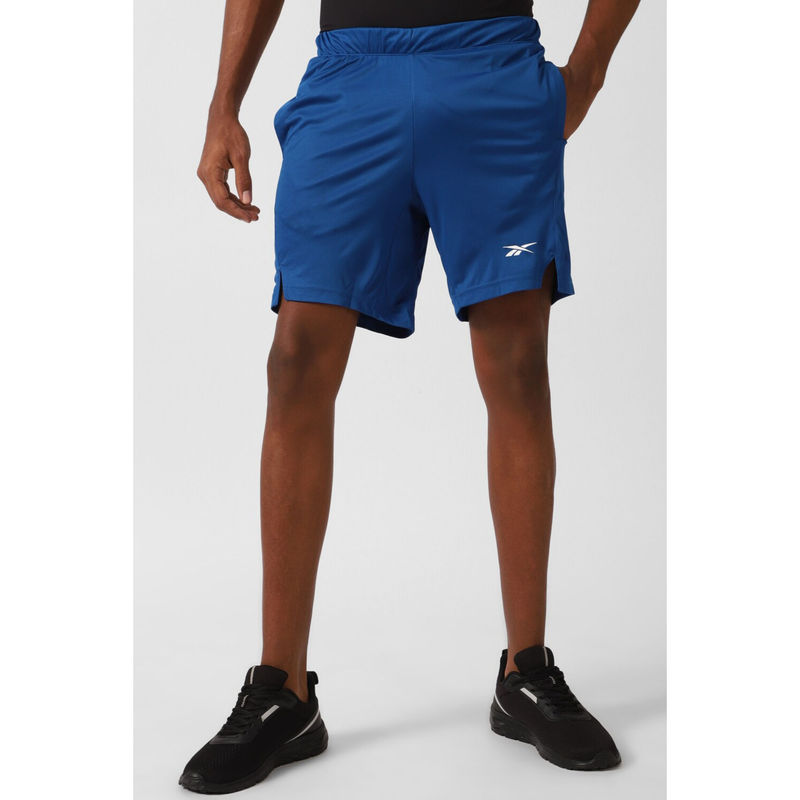 Reebok Mens Comm Knit Shorts Blue (2XL)