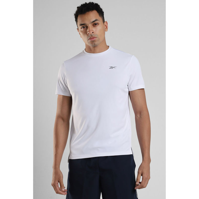 Reebok White Men T Shirt (XS)