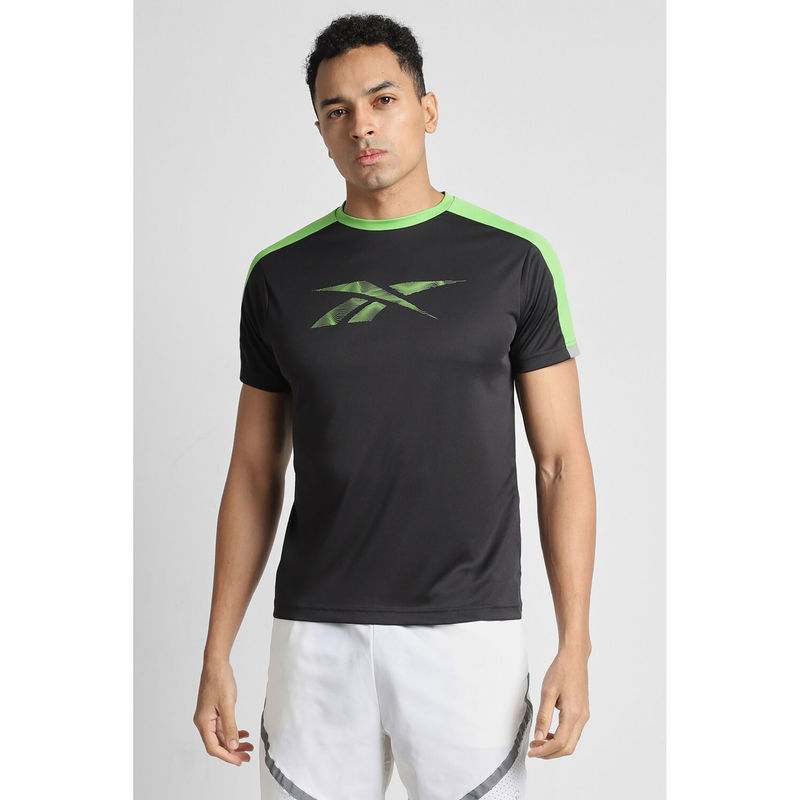 Reebok Black Men T Shirt (S)
