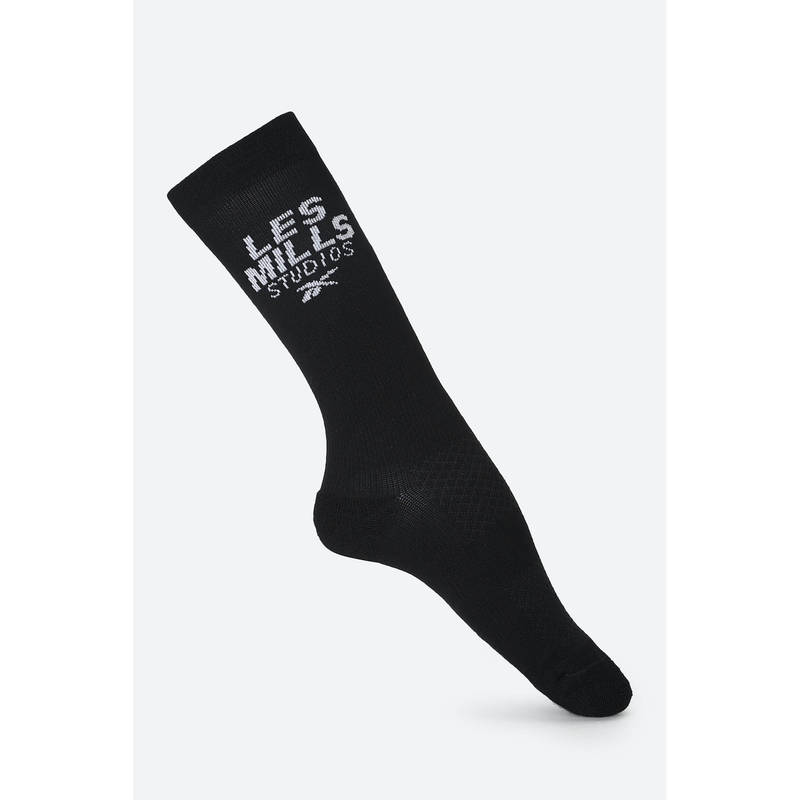 Reebok Unisex Les Mills Crew Socks - Black (L)