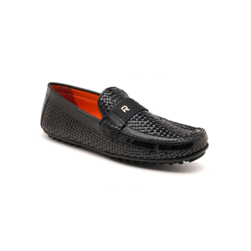 Ruosh Black Casual Loafers (UK 9)