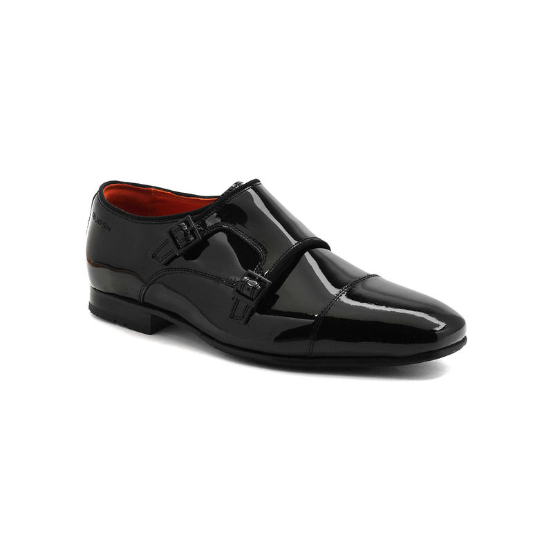 Ruosh Black Occasion-Monk Strap Shoes (UK 6)
