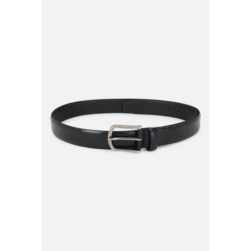 Simon Carter Black Textured Belt (XL)