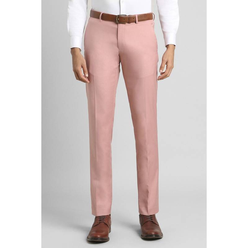 Simon Carter Pink Solid Trousers (30)