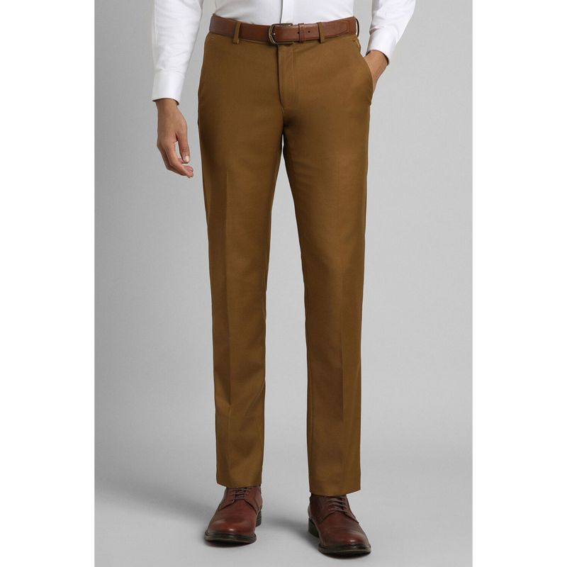 Simon Carter Brown Solid Trousers (32)