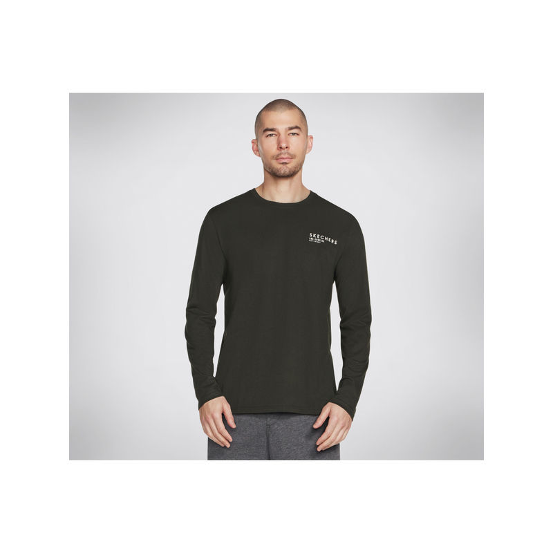 SKECHERS Scout L/S Tee T-Shirt Olive (M)