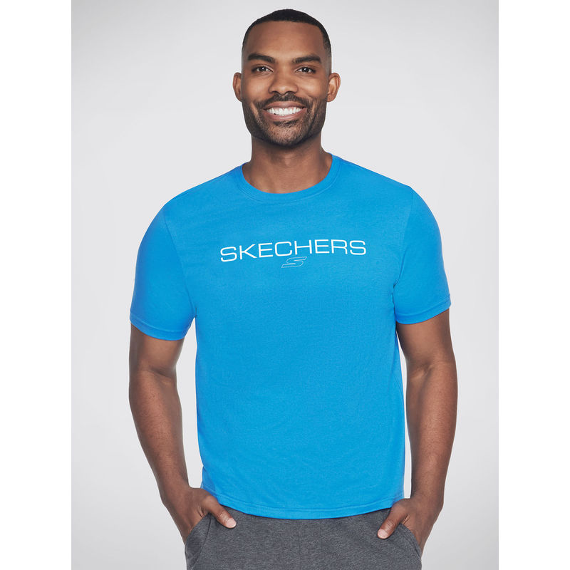 SKECHERS Blue Performance Tee (S)