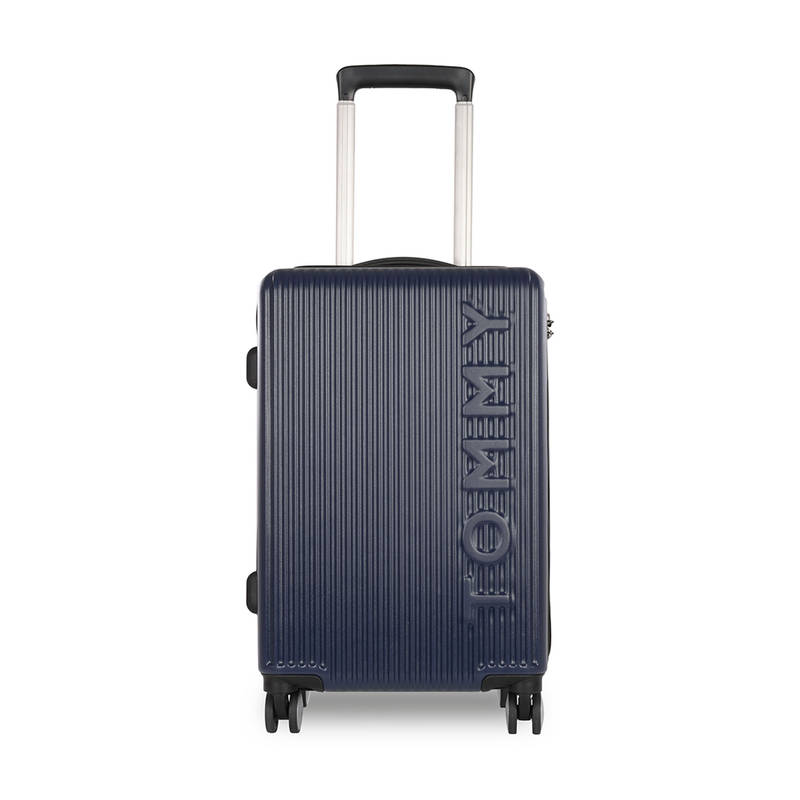 Tommy Hilfiger Empire Unisex Polycarbonate Hard Luggage - Navy Blue (S)