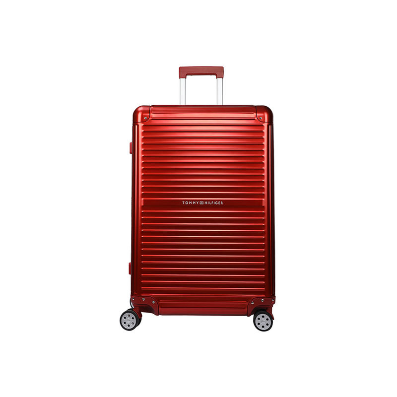 Tommy Hilfiger Titanium Unisex Hard Luggage - Red (M)