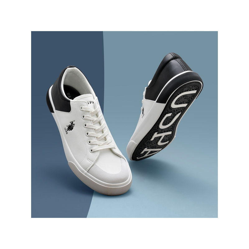 U.S. POLO ASSN. Men TANAL Off White Sneaker (UK 6)