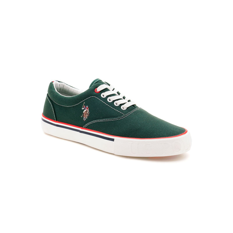 U.S. POLO ASSN. Men Casual Clyde Green Sneakers (UK 6)