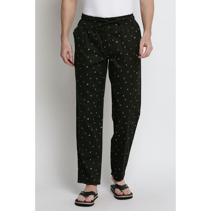 Van Heusen Athleisure Men Allover Print & Drawstring Waist Pyjamas - APP10 (S)