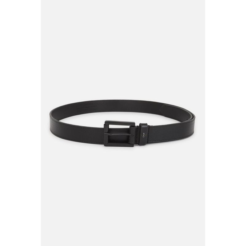 Van Heusen Men Black Solid Belt (L)