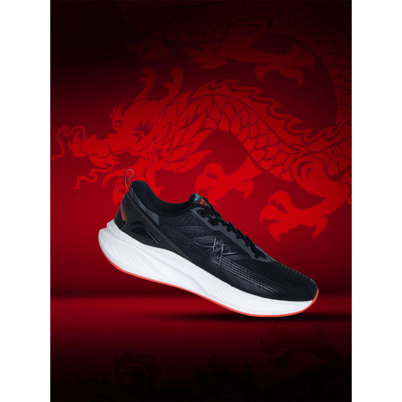 Xtep Running Shoes for Men Sports Outdoor Black (UK 10)