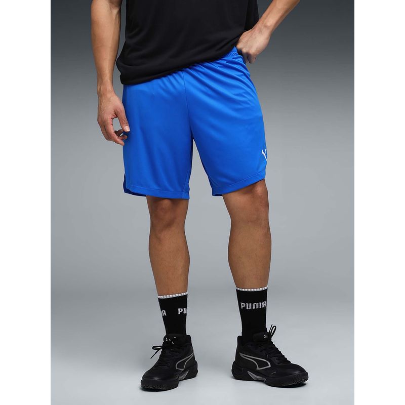 Puma Blue Team Jaws Men's Moisture-Wicking Basketball Starter Shorts (L)