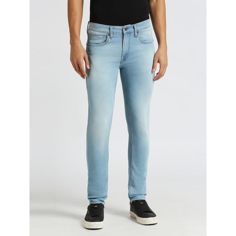 Pepe Jeans Chinox Light Blue Mid Rise Skinny Jeans (38)
