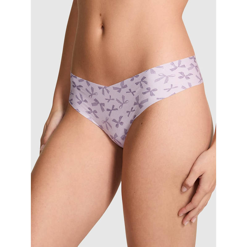 Victoria's Secret Purple No-Show Thong Panty (XS)