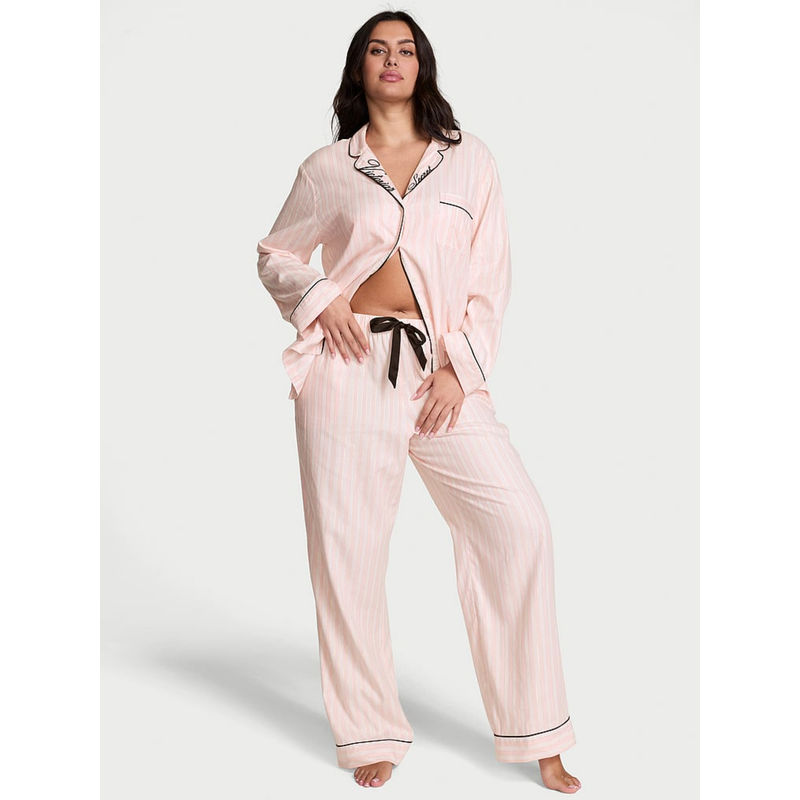 Victoria's Secret Pink Flannel Shirt & Pyjama (XS)