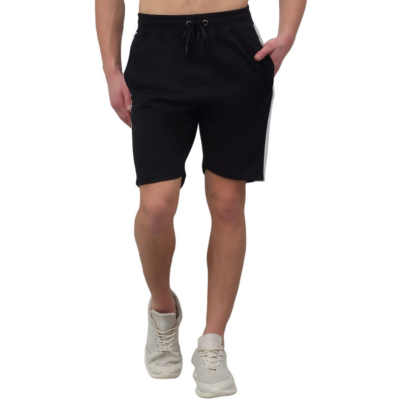 Cantabil Men Navy Blue Casual Shorts (M)