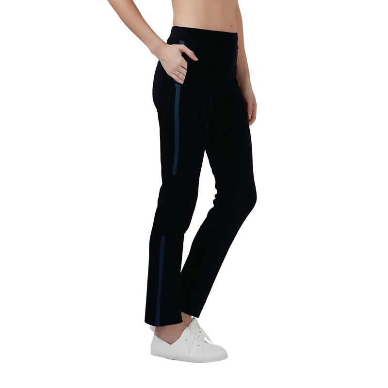 Veloz Women's Multisport Wear Full Length Lowers With Pockets V Flex - Black (3XL)