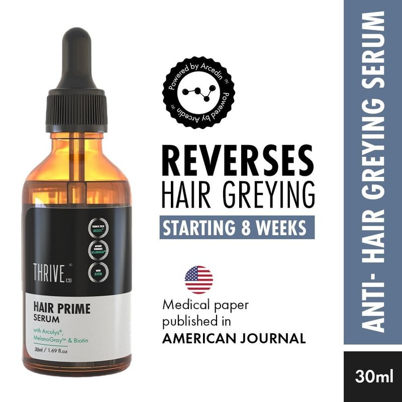 Thriveco Anti-Greying Hair Prime Serum - Reverses Premature Greying