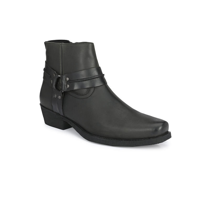 Delize Solid Black Chelsea Boots (UK 8)