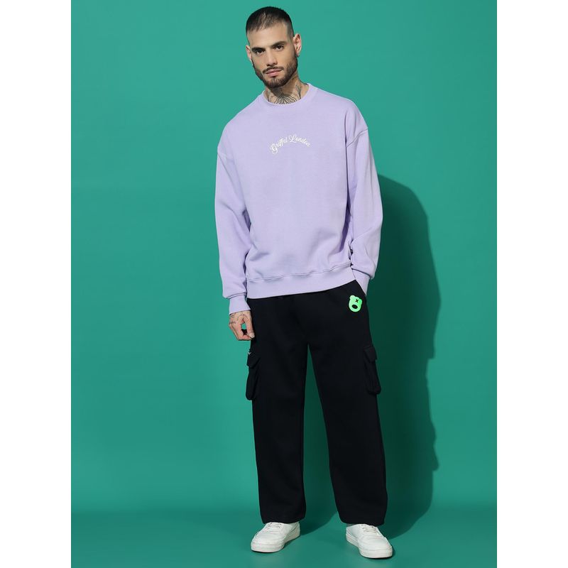 Griffel Bear Family Oversized Lavender Tracksuit (Set of 2) (S)