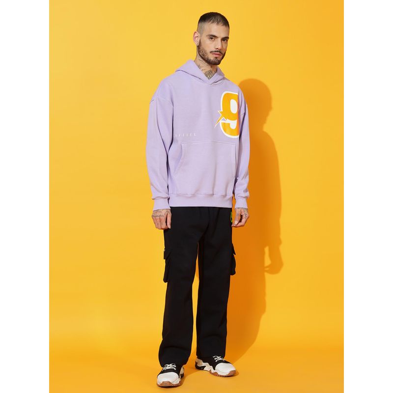 Griffel 9 Oversized Lavender Hoodie Tracksuit (Set of 2) (S)