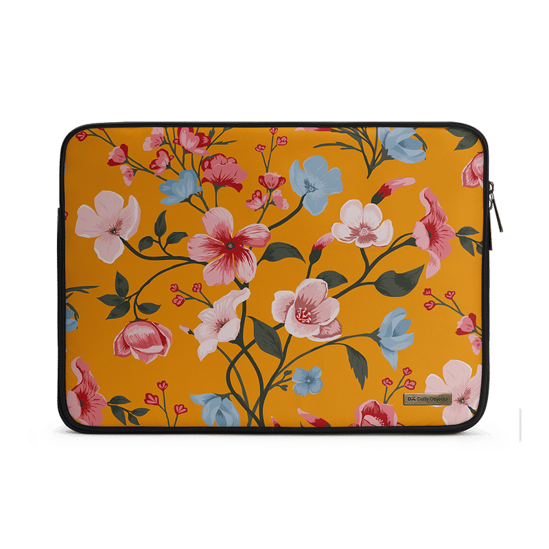 DailyObjects Mustard Blooms Zippered Sleeve For Laptop/macbook Buy