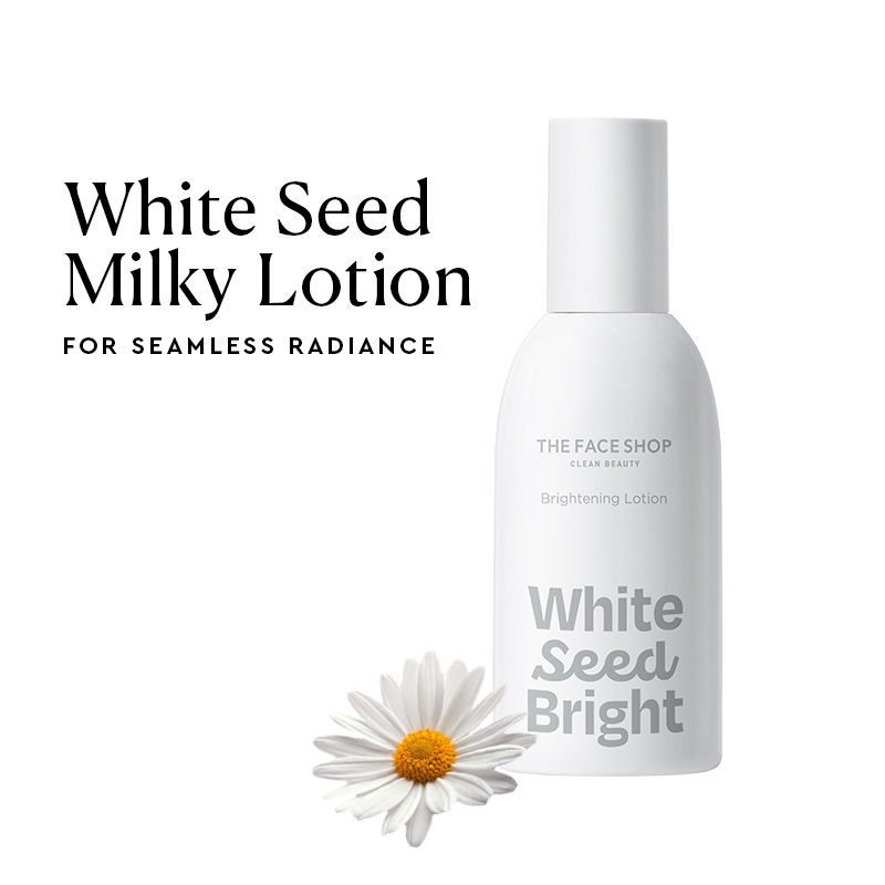 The Face Shop White Seed Brightening Lotion, hydration & glow, with Niacinamide & Polyglutamic Acid