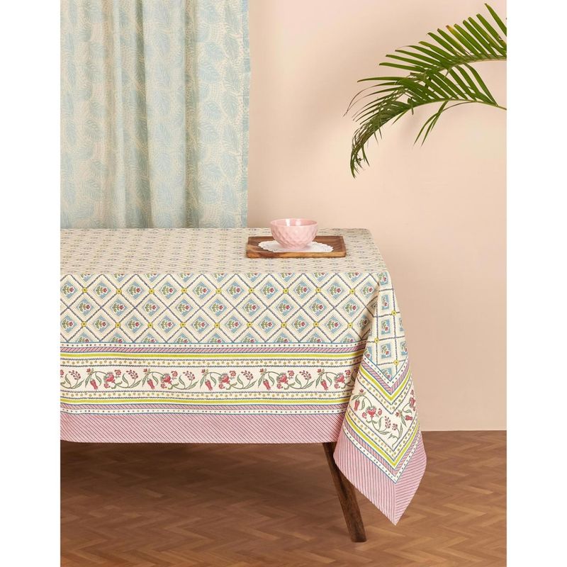 Fabindia Multi Ramya Cotton Table Cover Buy Fabindia Multi Ramya