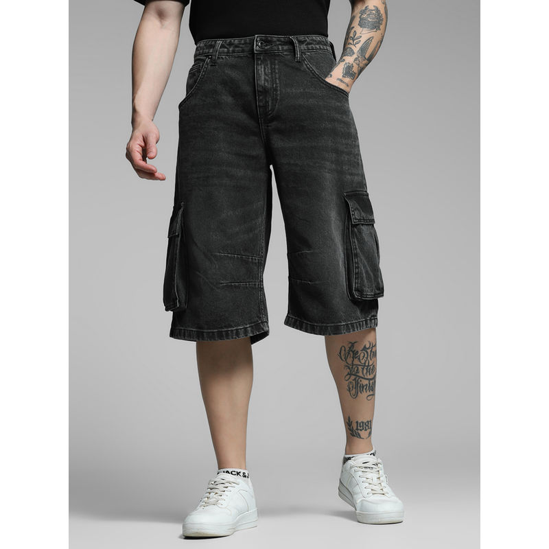 Jack & Jones Black Loose Fit Shorts (L)