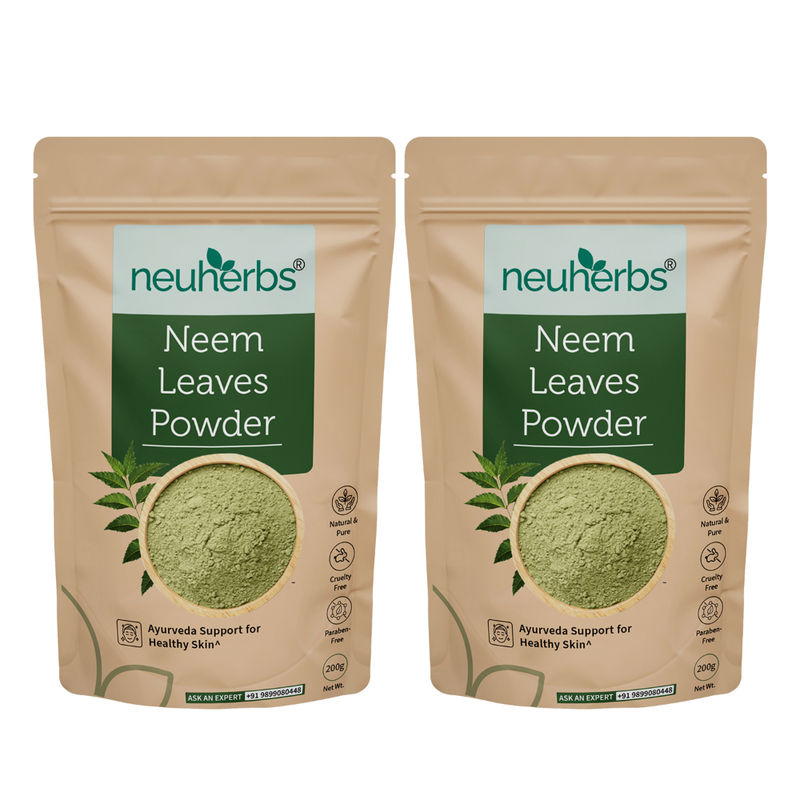 Neuherbs Neem Leaves Powder (Pack Of 2)