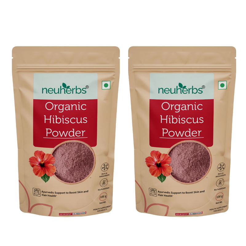 Neuherbs Organic Hibiscus Powder (Pack Of 2)