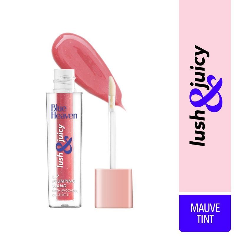 Blue Heaven Lush & Juicy Lip Wand Gloss - Mauve Tint