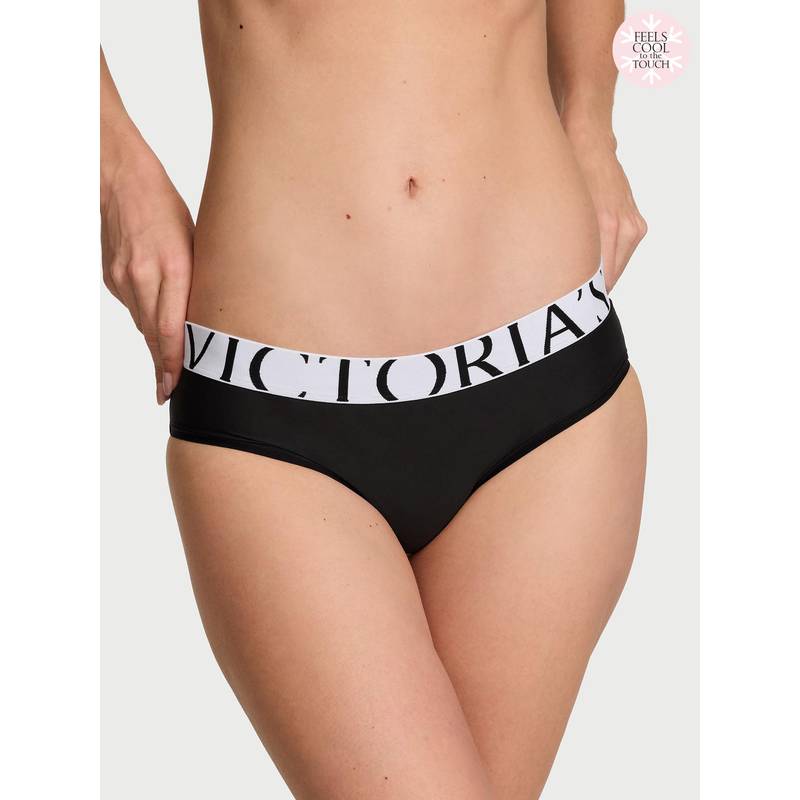 Victoria's Secret Women Black Cool Hip Hugger Brief Panty (XS)
