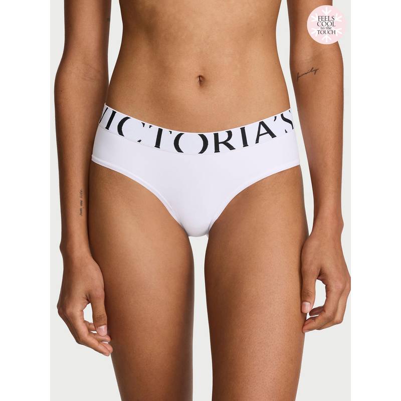 Victoria's Secret Women White Cool Hip Hugger Brief Panty (M)