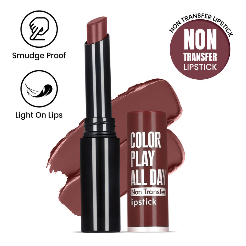 FASHION COLOUR Play All Day Non Transfer Lipstick