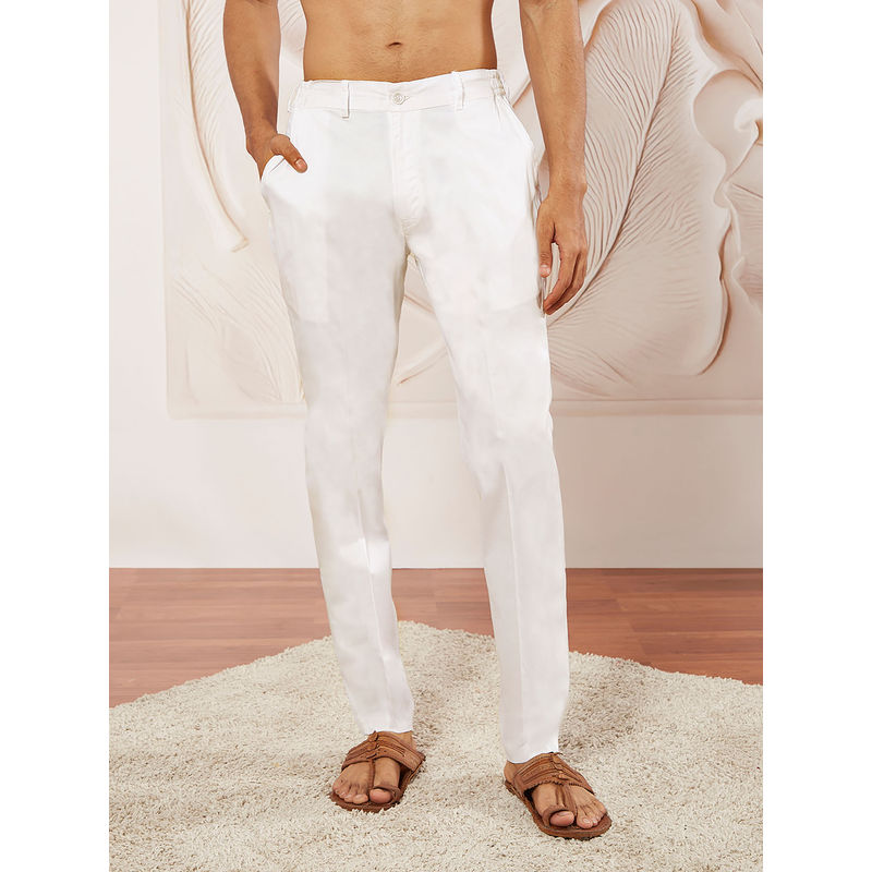 Vastramay Men Solid Lycra Pant Style Pyjama (42)
