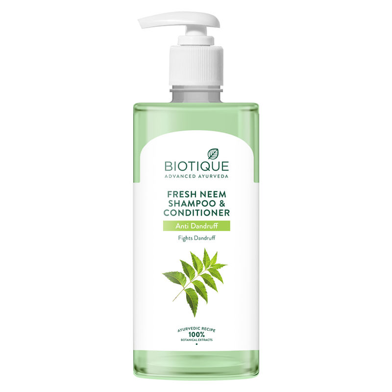 Biotique Fresh Neem Anti-Dandruff Shampoo & Conditioner