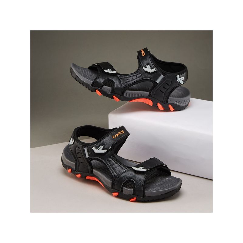 Campus Gc-22162 Men Black Casual Sandals (UK 7)