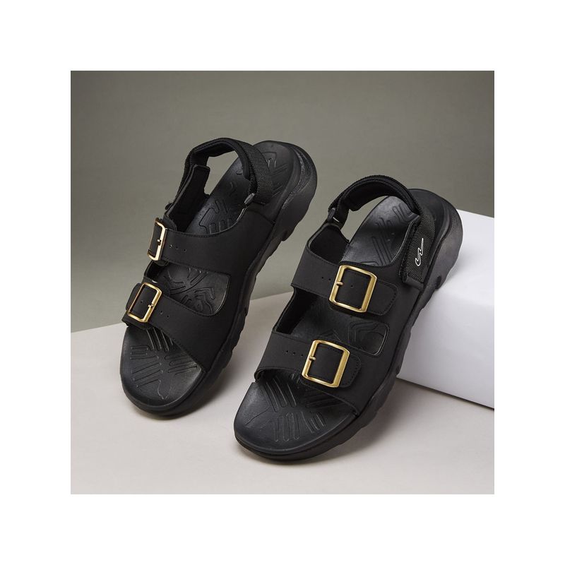 Campus Gc-22164 Men Black Casual Sandals (UK 10)