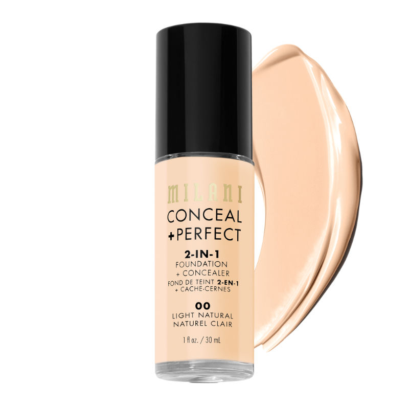 Milani Conceal + Perfect 2-In-1 Foundation + Concealer - 00 Light Natural