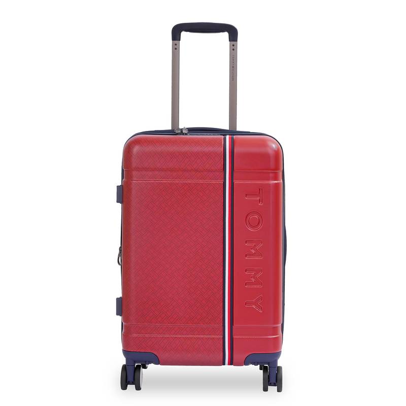 Tommy Hilfiger Unisex Hard Luggage Trolley Bag Millennia X - Red (L)