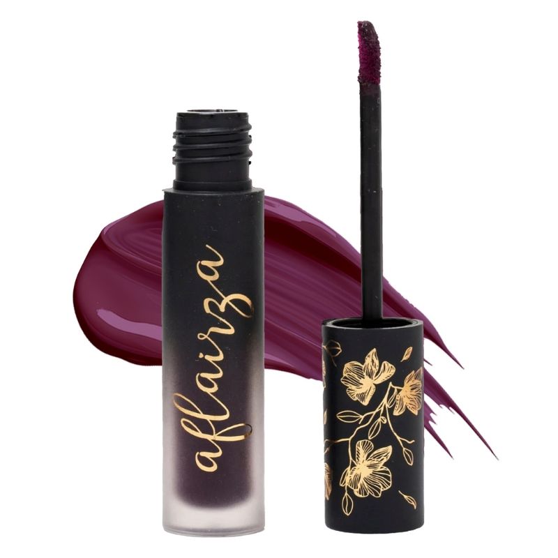 Aflairza Premium Velvet Liquid Eyeshadow & Eye Primer - Black Grapes