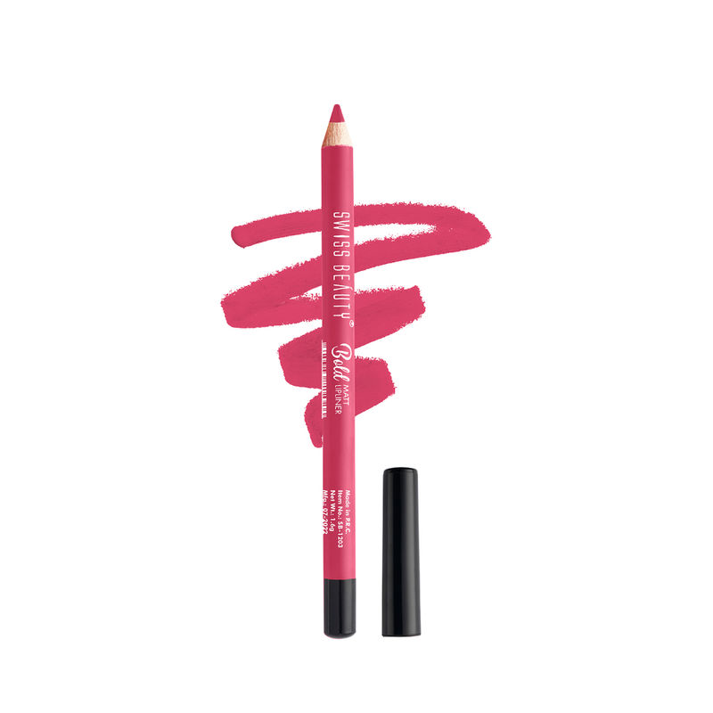 Swiss Beauty Bold Matt Lip Liner Pencil- 10 Pink Crush