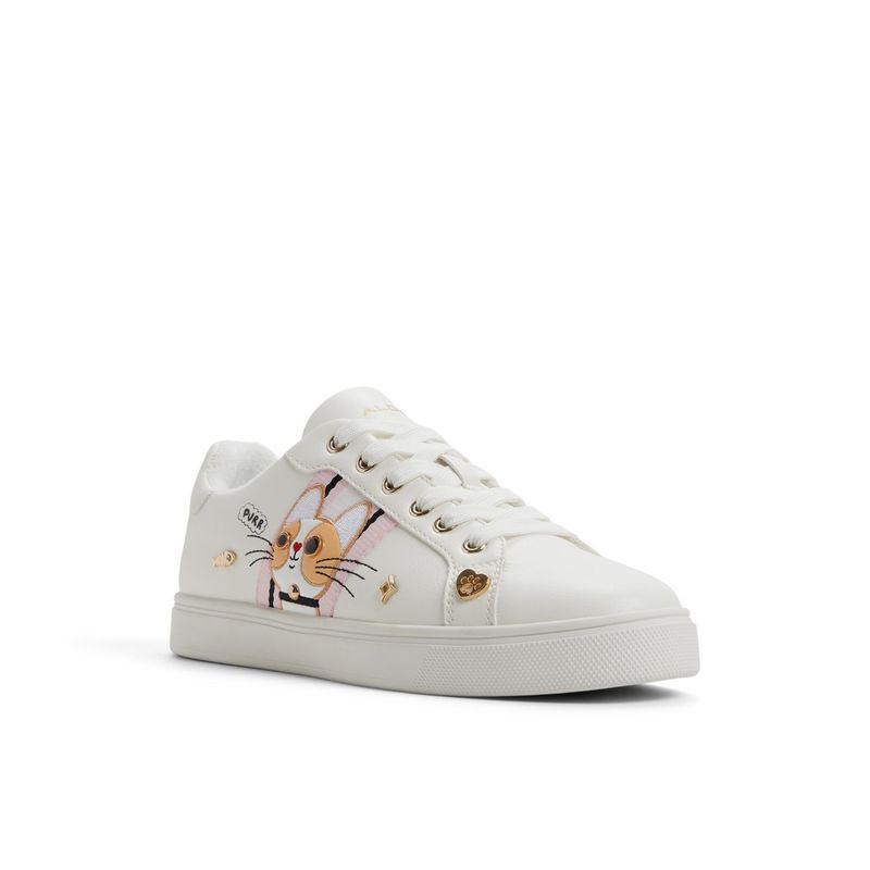 Aldo Catsneakera Women White Sneakers (UK 8)